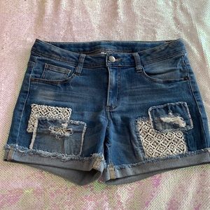 Denim Shorts Girl’s 14 XL Stretch Adjustable WONDER NATION